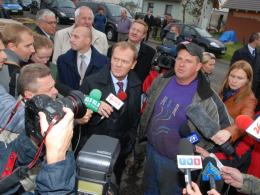 Premier sprawdzał jak idzie odbudowa