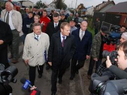 Premier sprawdzał jak idzie odbudowa