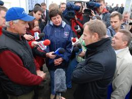 Premier sprawdzał jak idzie odbudowa