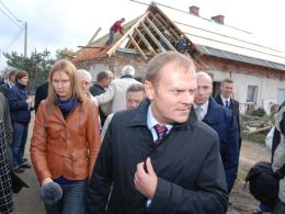 Premier sprawdzał jak idzie odbudowa
