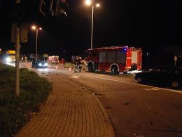 Wypadek karetki na obwodnicy