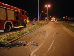 Wypadek karetki na obwodnicy