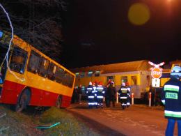 Wypadek na przejeździe kolejowym