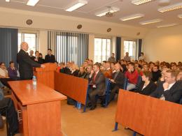 Olejniczak i Niesiołowski u studentów