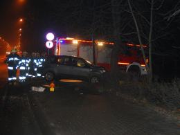 Wjechał w latarnię