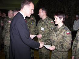Szef MON gościł u opolskich żołnierzy