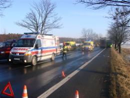 Dwa wypadki koło Jakubowic