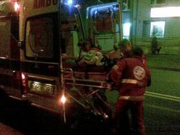 Potrącona kobieta doznała poważnych obrażeń ciała. Została zabrana do szpitala.