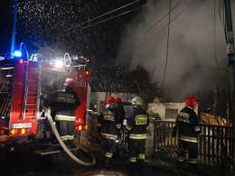 Pożar na ul. Żniwnej