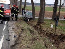 Czołowe zderzenie pod Nysą
