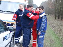 Ciężarówka uderzyła w drzewo