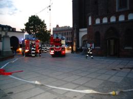 Paliła się wieża opolskiej katedry