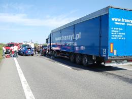 Wypadek na obwodnicy Opola