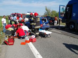 Wypadek na obwodnicy Opola