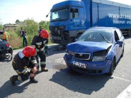 Wypadek na obwodnicy Opola