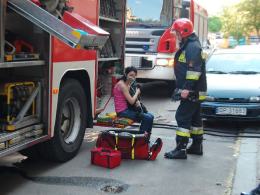 Pożar mieszkania w Opolu