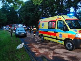 Plama paliwa przyczyną groźnego wypadku
