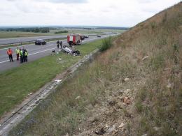 Wypadek na autostradzie A4