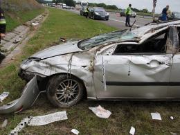 Wypadek na autostradzie A4