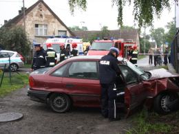 Wypadek na ul. Ligudy w Opolu
