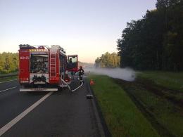 Cysterna zablokowała autostradę