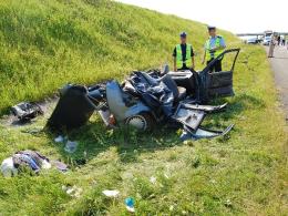 Tragiczny wypadek na pasie awaryjnym na A4