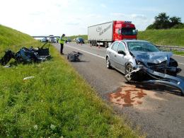 Tragiczny wypadek na pasie awaryjnym na A4