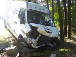 Piany kierowca odpowie za wypadek