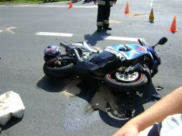 22-letni motocyklista ranny w wypadku