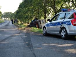 Wymusiła pierwszeństwo na ciężarówce