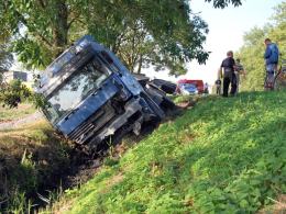 Wymusiła pierwszeństwo na ciężarówce
