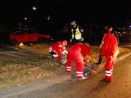 Złodziej rozbił się uciekając przed policją
