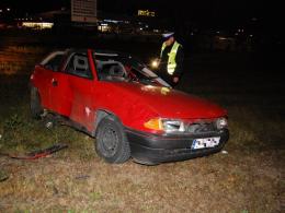 Złodziej rozbił się uciekając przed policją