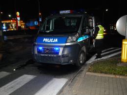 Wypadek z radiowozem w Opolu
