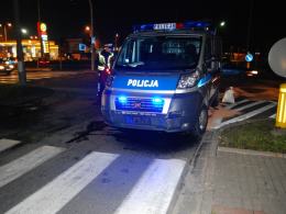 Wypadek z radiowozem w Opolu