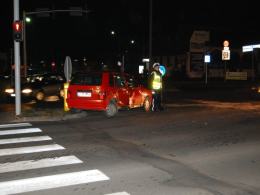 Wypadek z radiowozem w Opolu