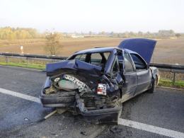 Karambol na autostradzie A4