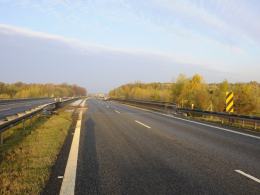 Karambol na autostradzie A4