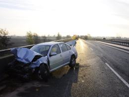 Karambol na autostradzie A4