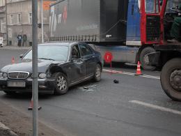 Wypadek na ul. Chrobrego w Brzegu