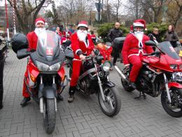 Mikołaje na motorach