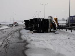 Wypadek ciężarówki na A4, kierowca zginął