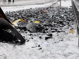 Wypadek ciężarówki na A4, kierowca zginął
