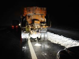 Nocne zderzenie na A4