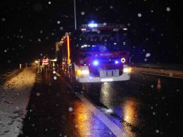 Nocne zderzenie na A4
