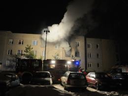 Pożar mieszkania na opolskiej Malince