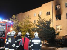Pożar mieszkania na opolskiej Malince