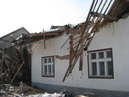 Zawalił się dach w Rudziczce