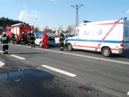 Wypadek drogowy w Schodni Starej
