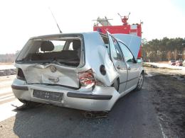 Wypadek drogowy w Schodni Starej